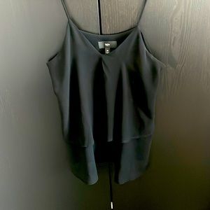Mossimo black layered tank top